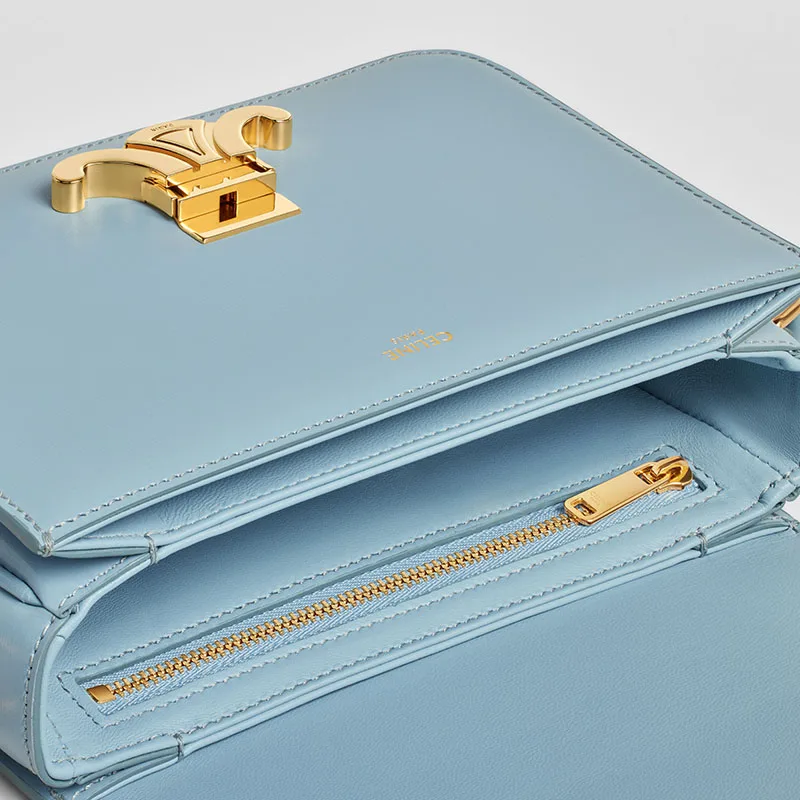 TEEN TRIOMPHE BAG IN SHINY CALFSKIN