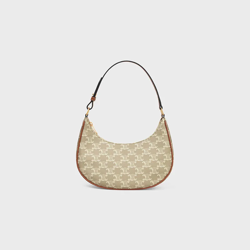 AVA BAG IN TRIOMPHE CANVAS AND CALFSKIN