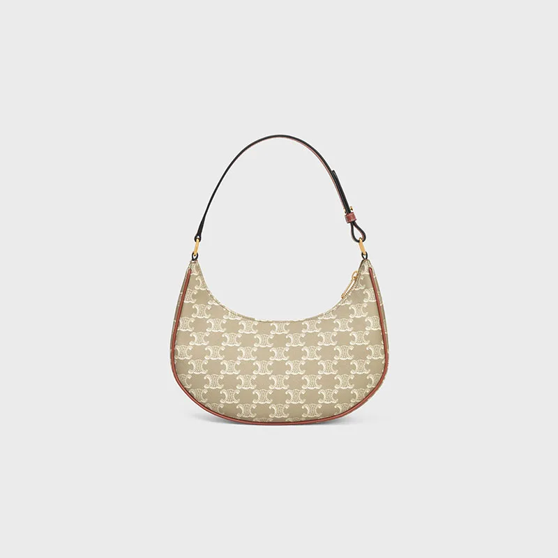 AVA BAG IN TRIOMPHE CANVAS AND CALFSKIN