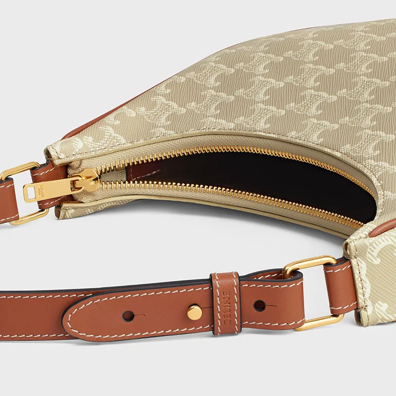 AVA BAG IN TRIOMPHE CANVAS AND CALFSKIN