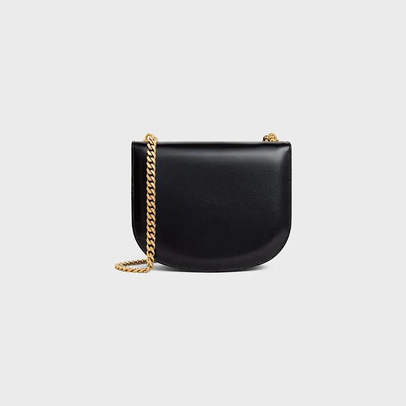 CHAIN BESACE CLEA IN SHINY CALFSKIN