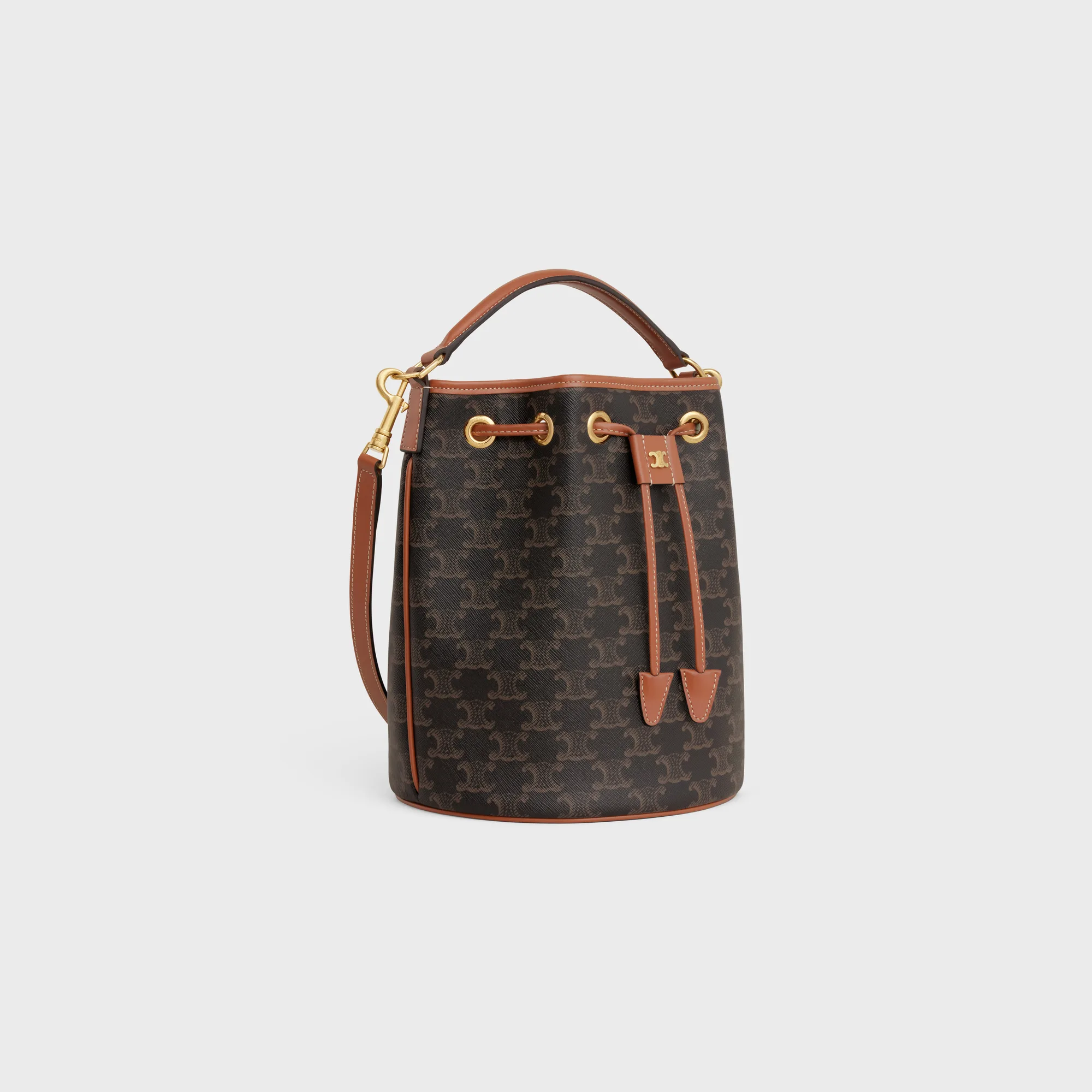 CLARA BAG in TRIOMPHE CANVAS & CALFSKIN