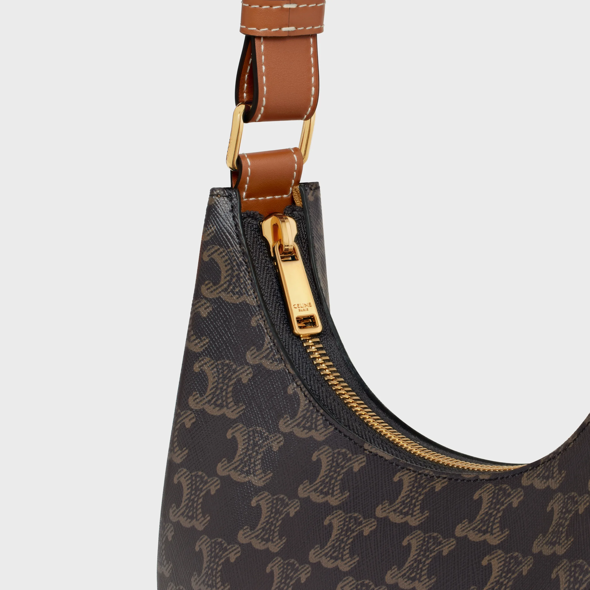 Ava Bag in Triomphe Canvas and calfskin