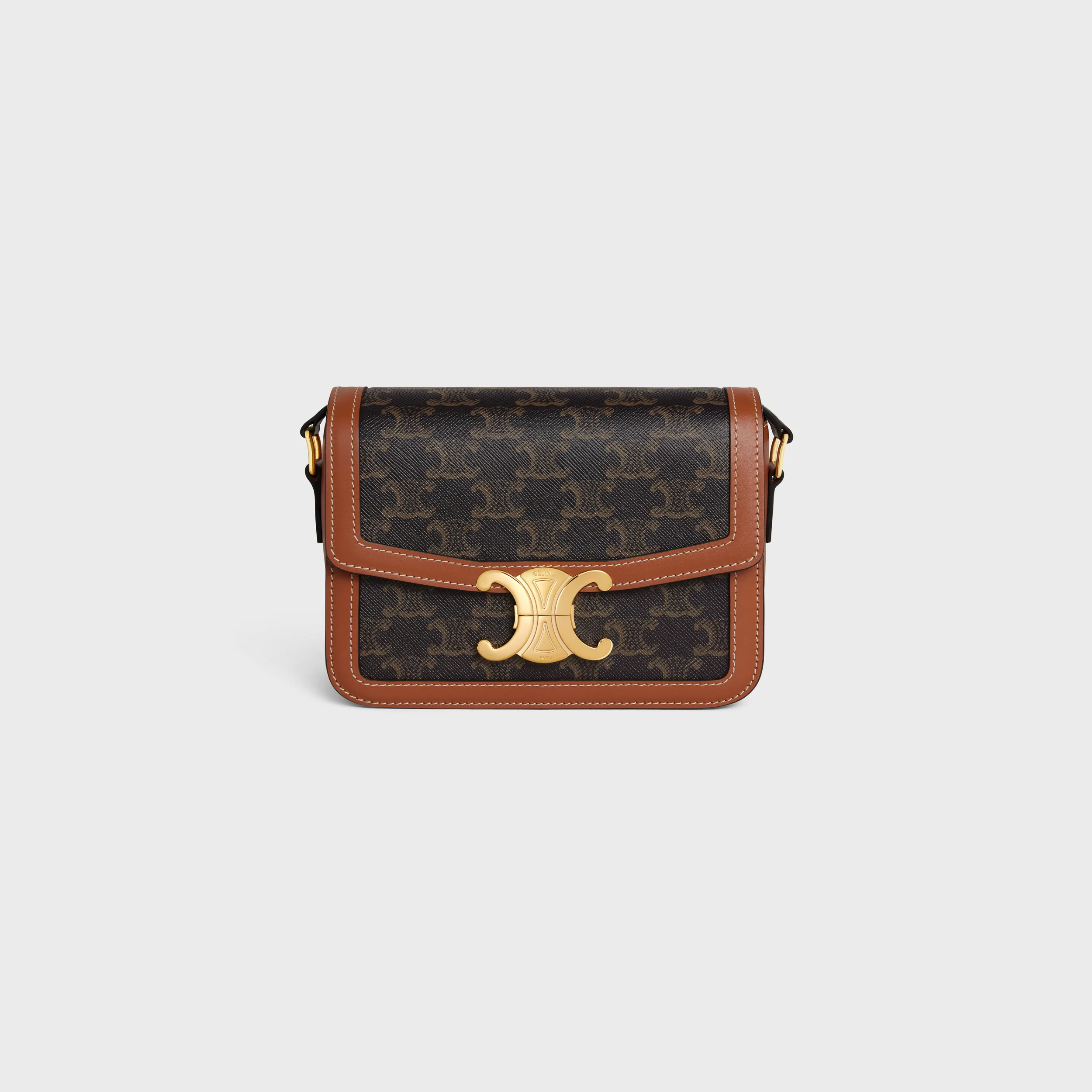 TEEN TRIOMPHE BAG in Triomphe Canvas and Calfskin