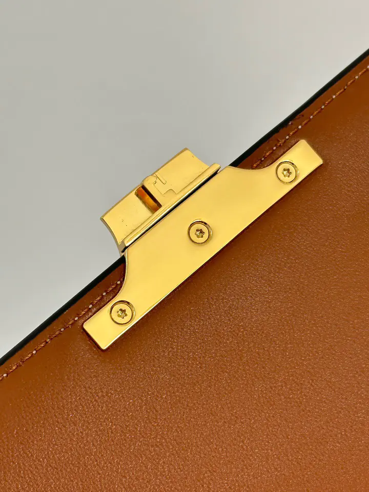 Celine Medium Triomphe Bag in Caramel