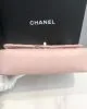 Chanel Medium Classic Double Flap Light Pink Caviar Light Gold Hardware