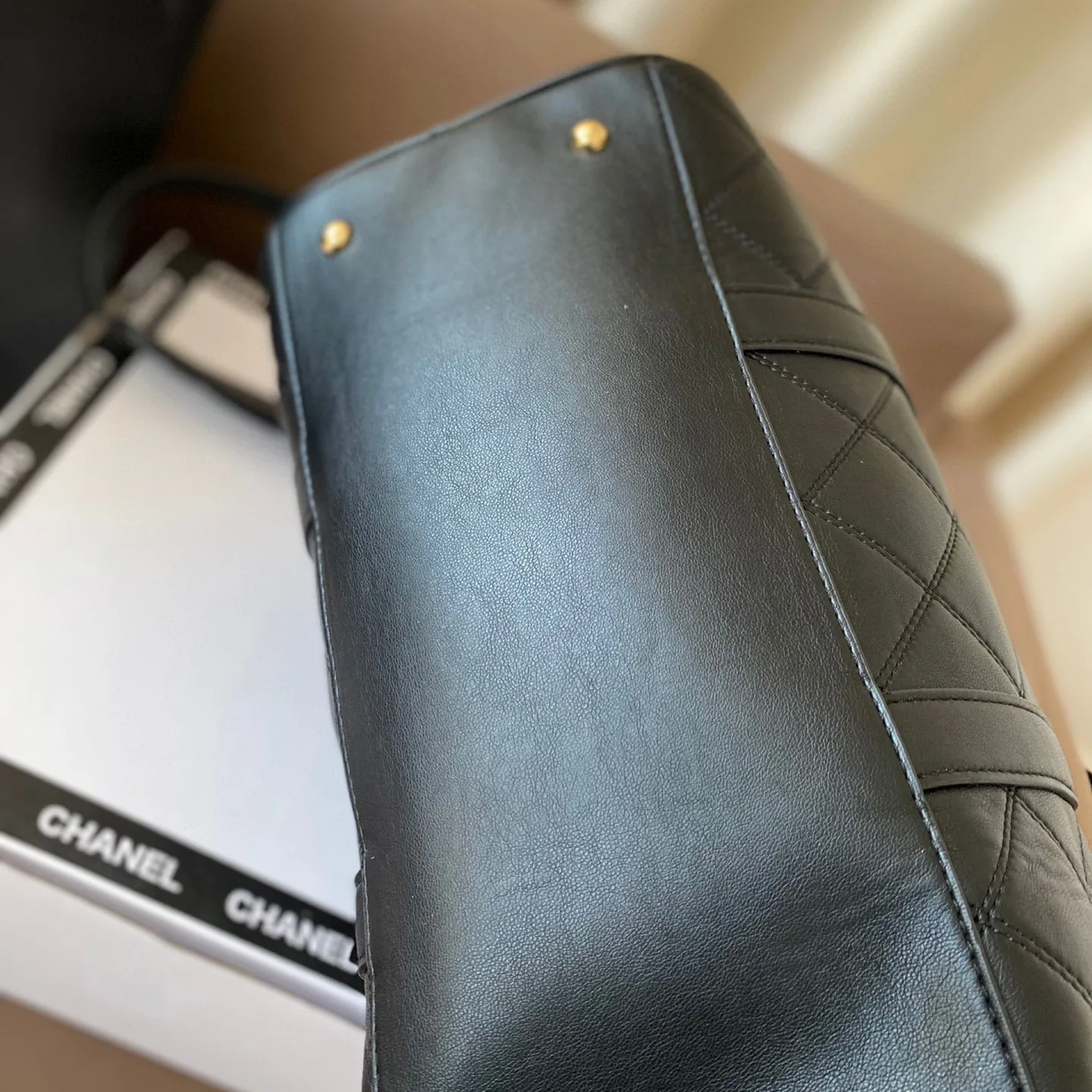 Diamond Quilted Two-Way Tote