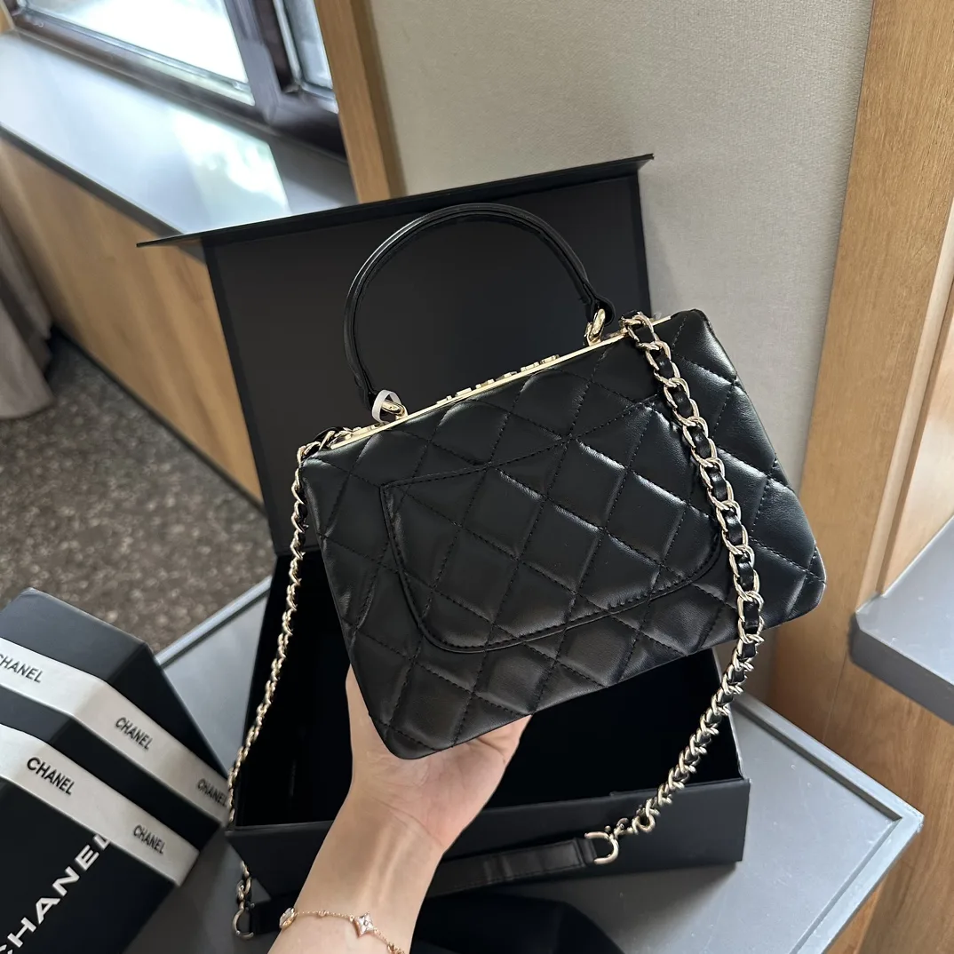 Flap Bag with Top Handle