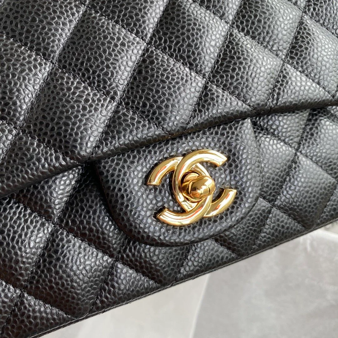 Chanel Mini Classic Handbag Black For Women 6.7in/17cm