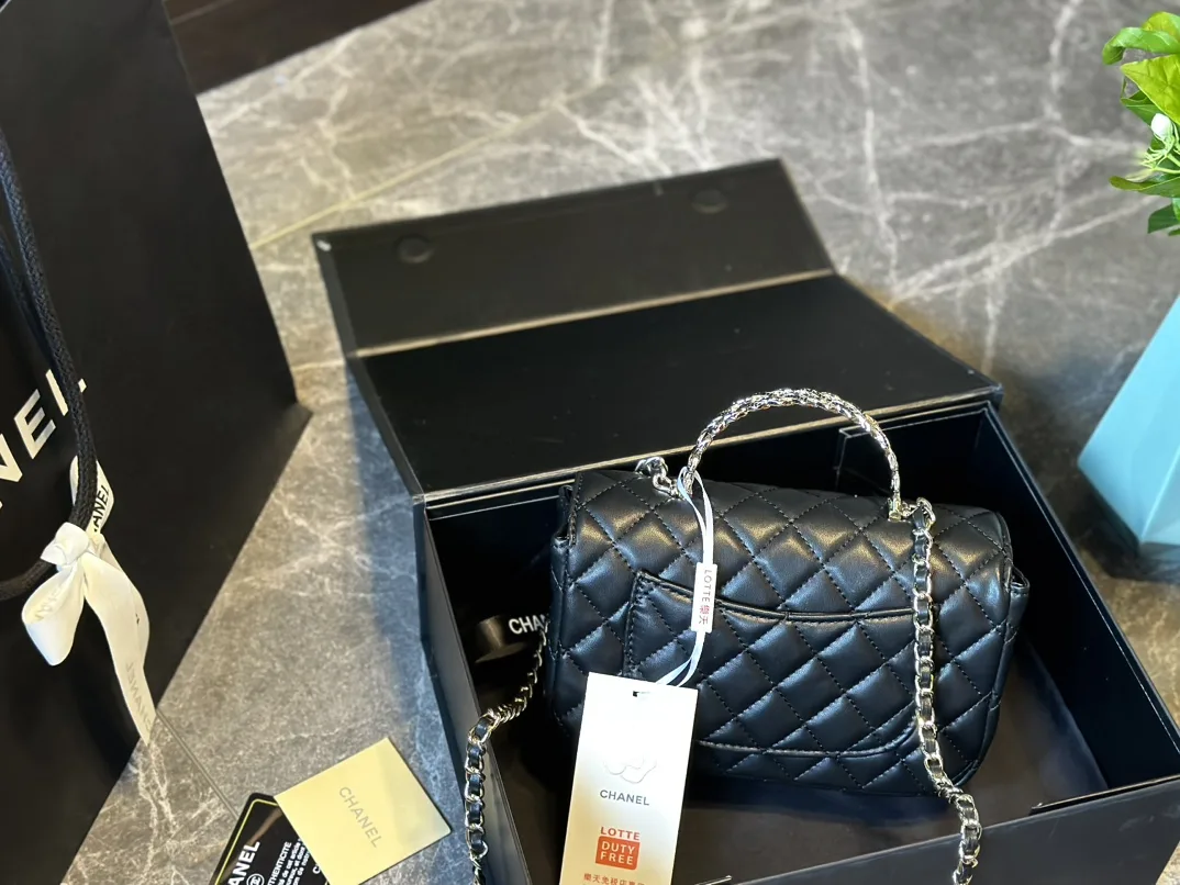 Mini Flap Bag with Top Handle