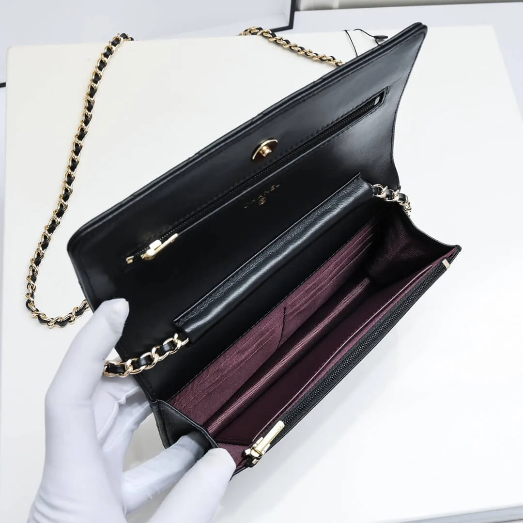 Chanel classic chain wallet