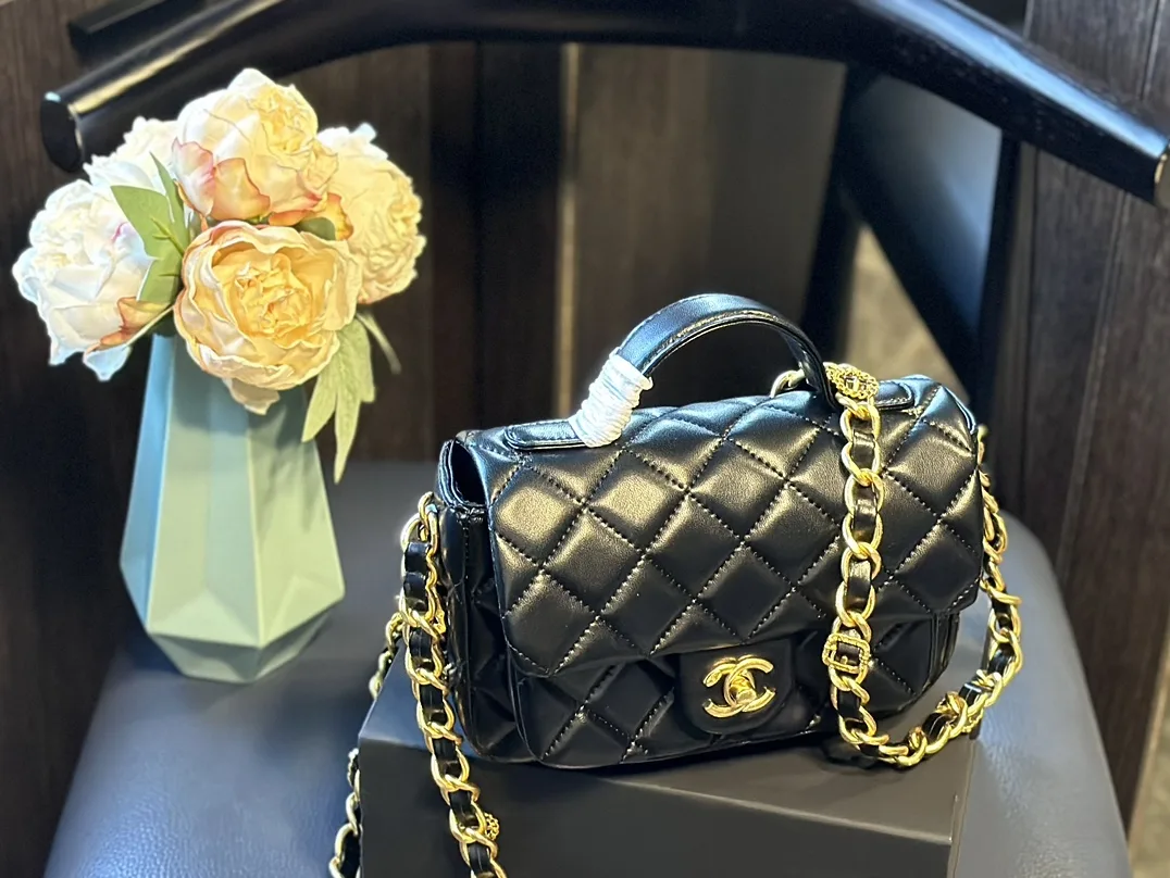Mini Flap Bag with Top Handle