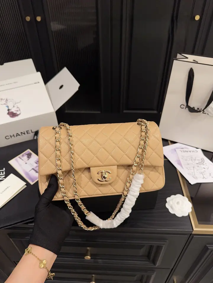Chanel Classic Flap Bag – Caramel with Gold Hardware