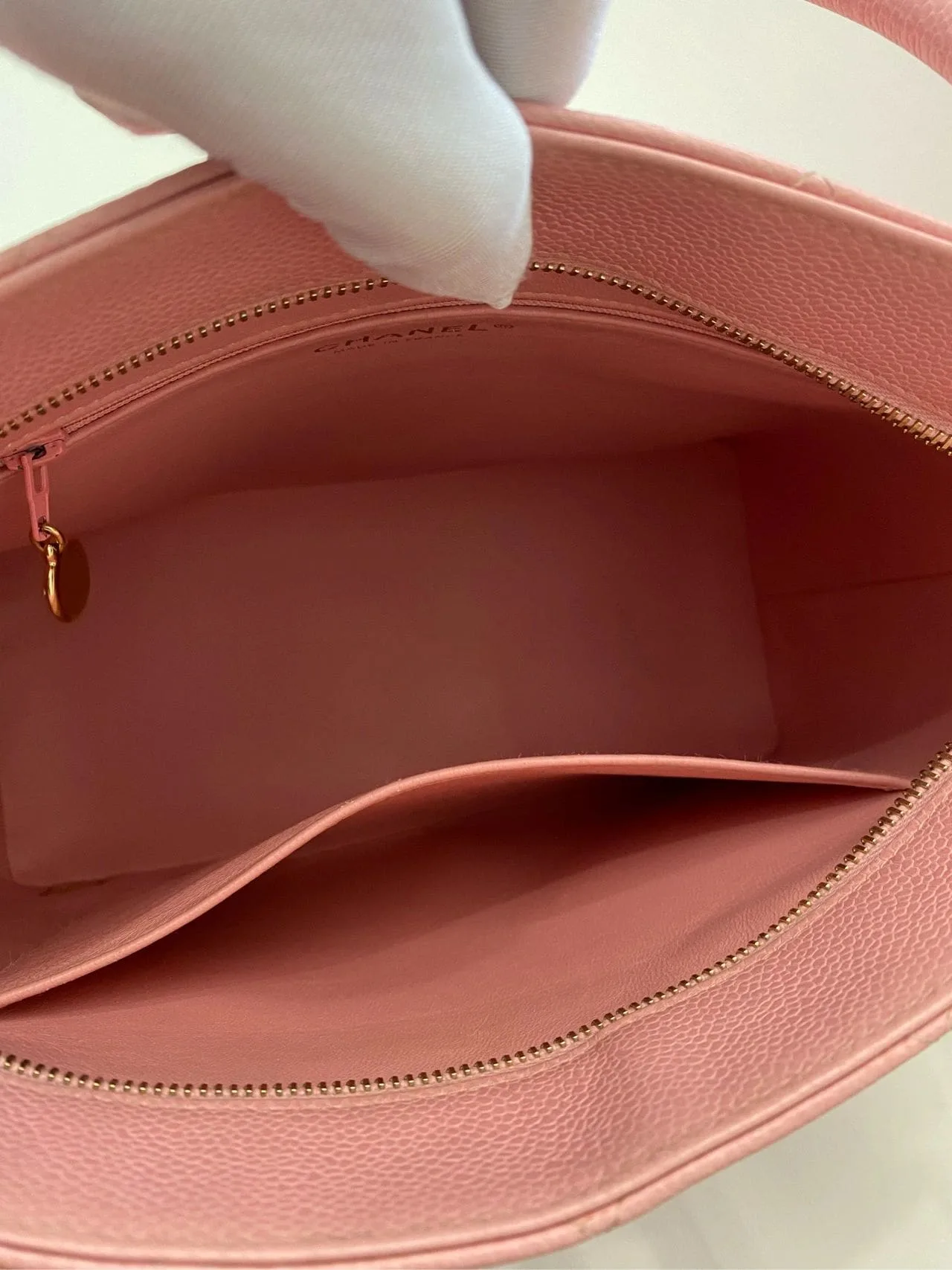 CHANEL Medallion Tote Bag Pink