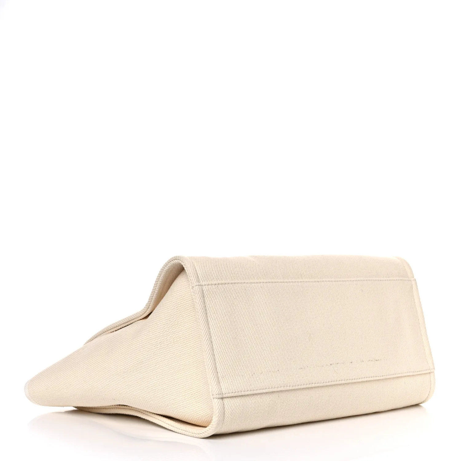 Canvas Pearl Large Deauville Tote Ecru Beige