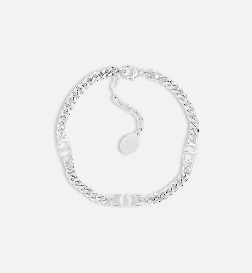 CD Icon Thin Chain Link Bracelet