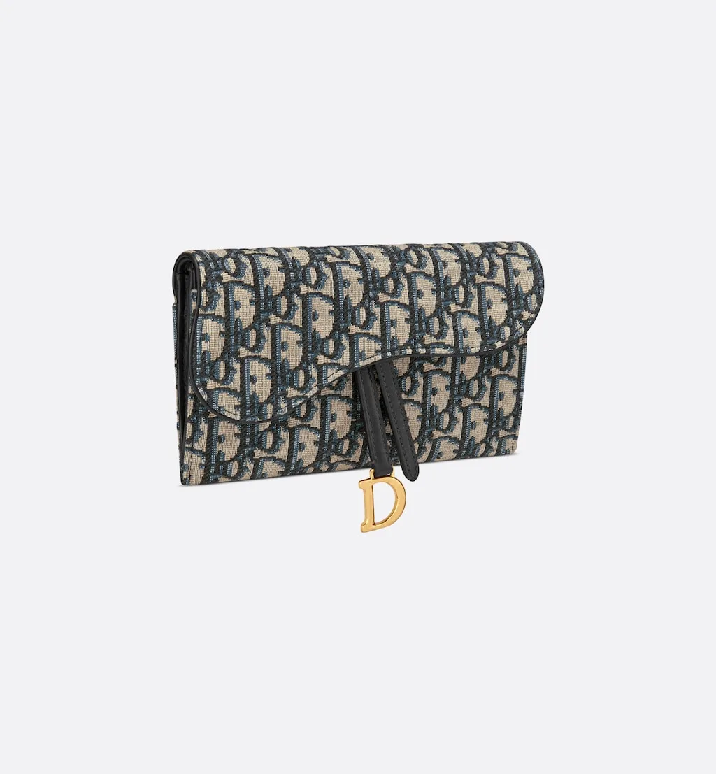 Long Saddle Wallet with Chain