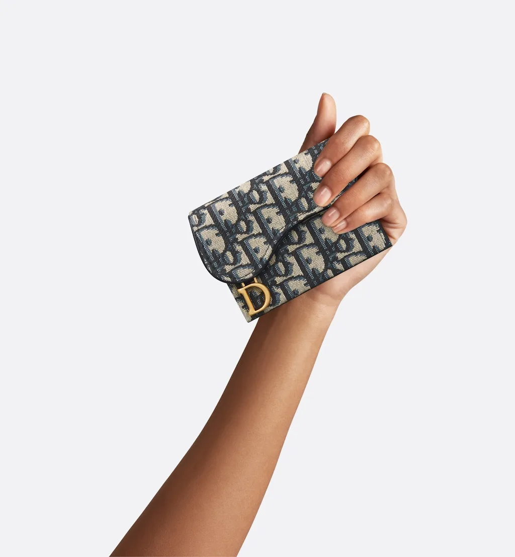 Saddle Jasmine Gusset Card Holder