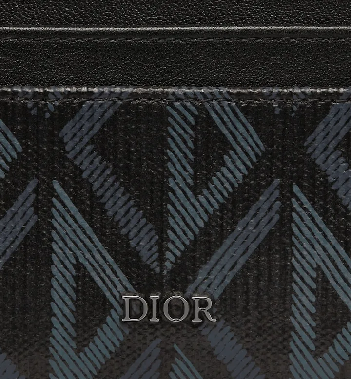 Card Holder Black CD Diamond Canvas
