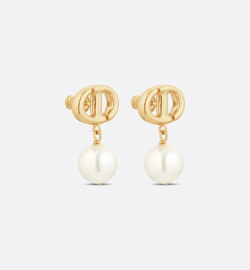 CD Navy Earrings