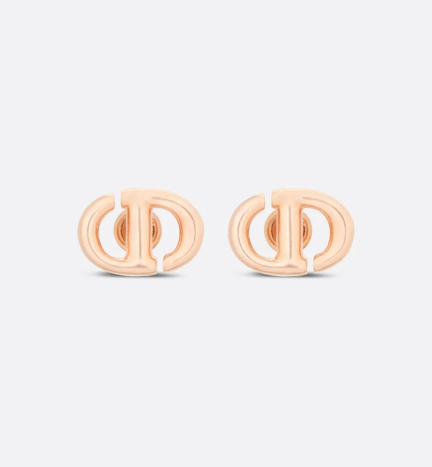 CD Navy Stud Earrings
