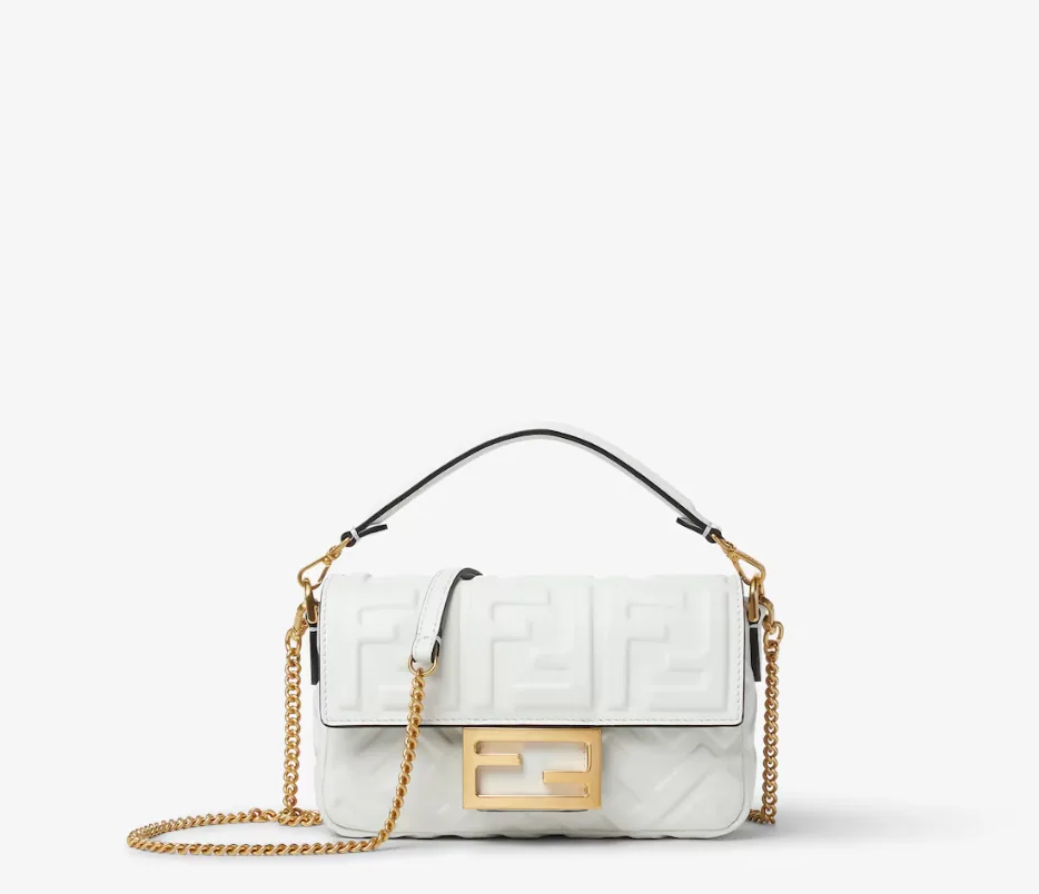 FENDI Baguette Mini White
