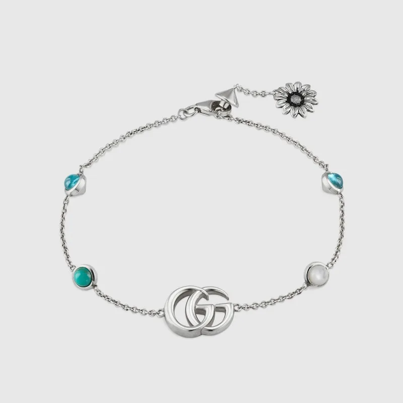 DOUBLE G MOTHER OF PEARL BRACELET