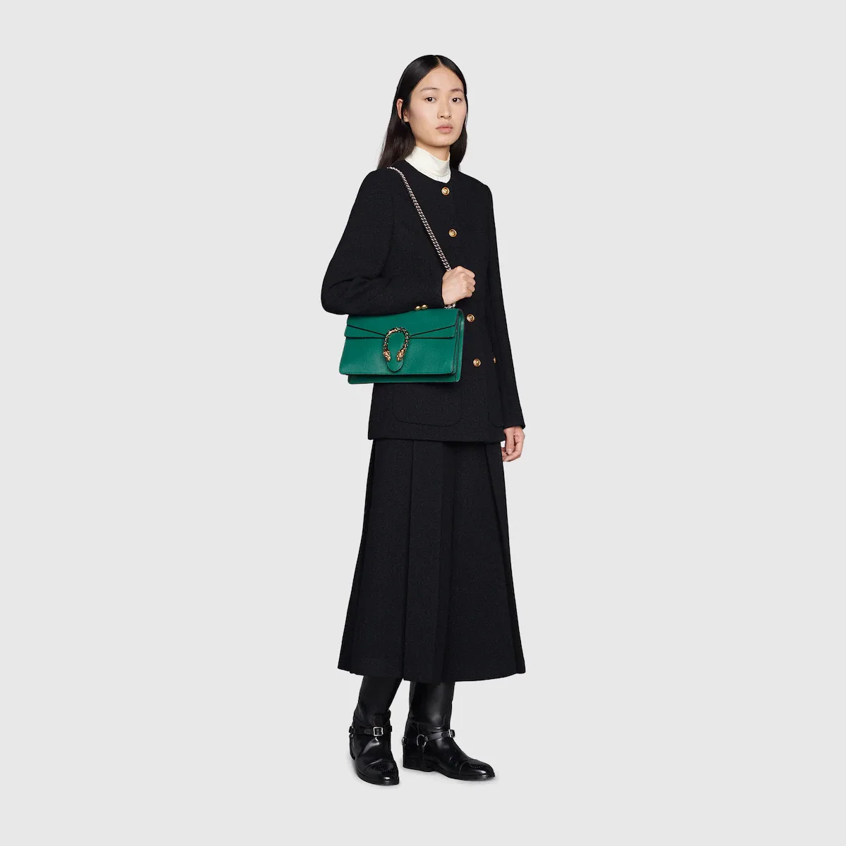 DIONYSUS LEATHER SHOULDER BAG