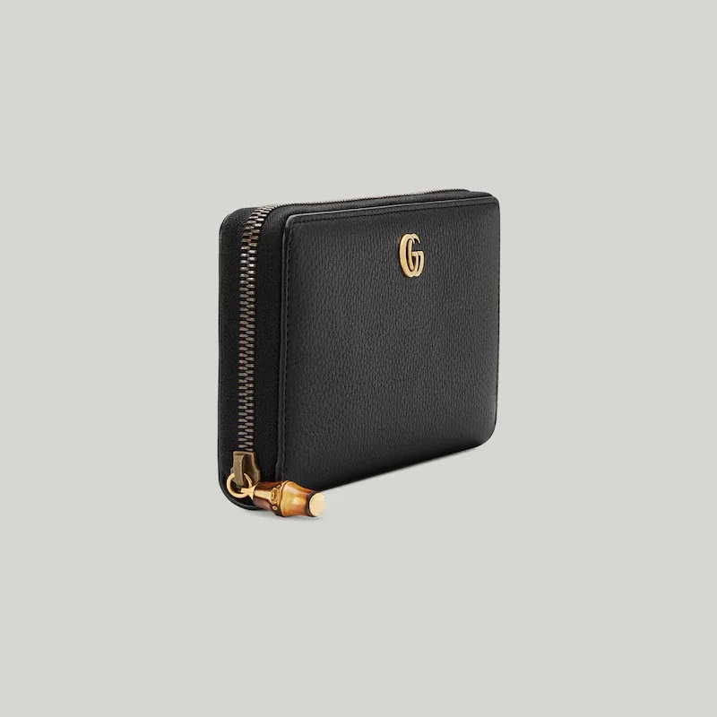 ZIP AROUND WALLET WITH BAMBOO