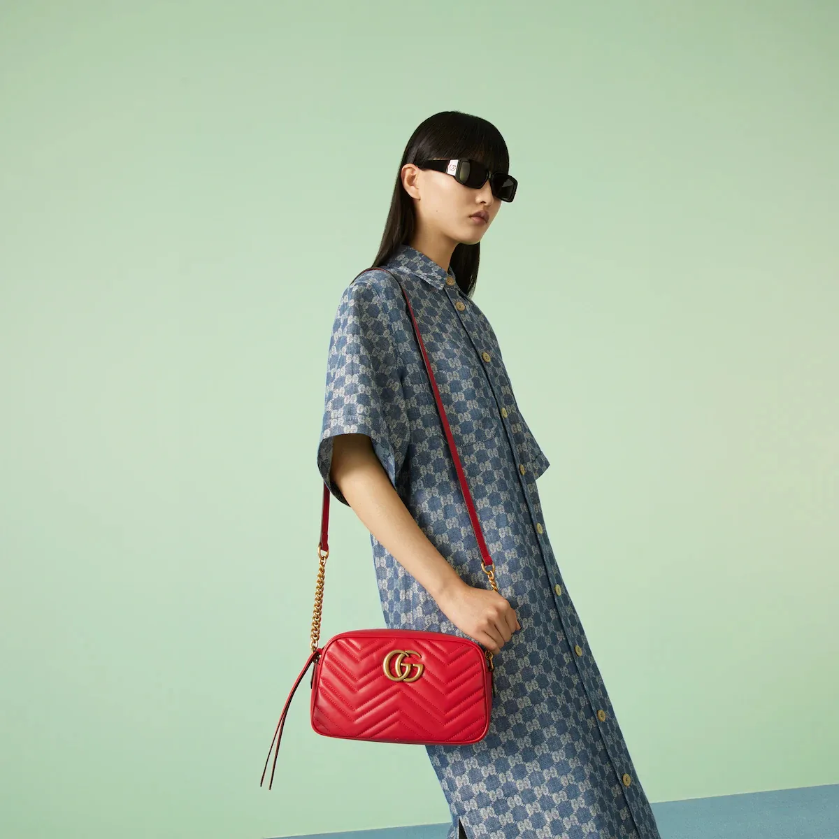 MARMONT MATELASSE SMALL SHOULDER BAG