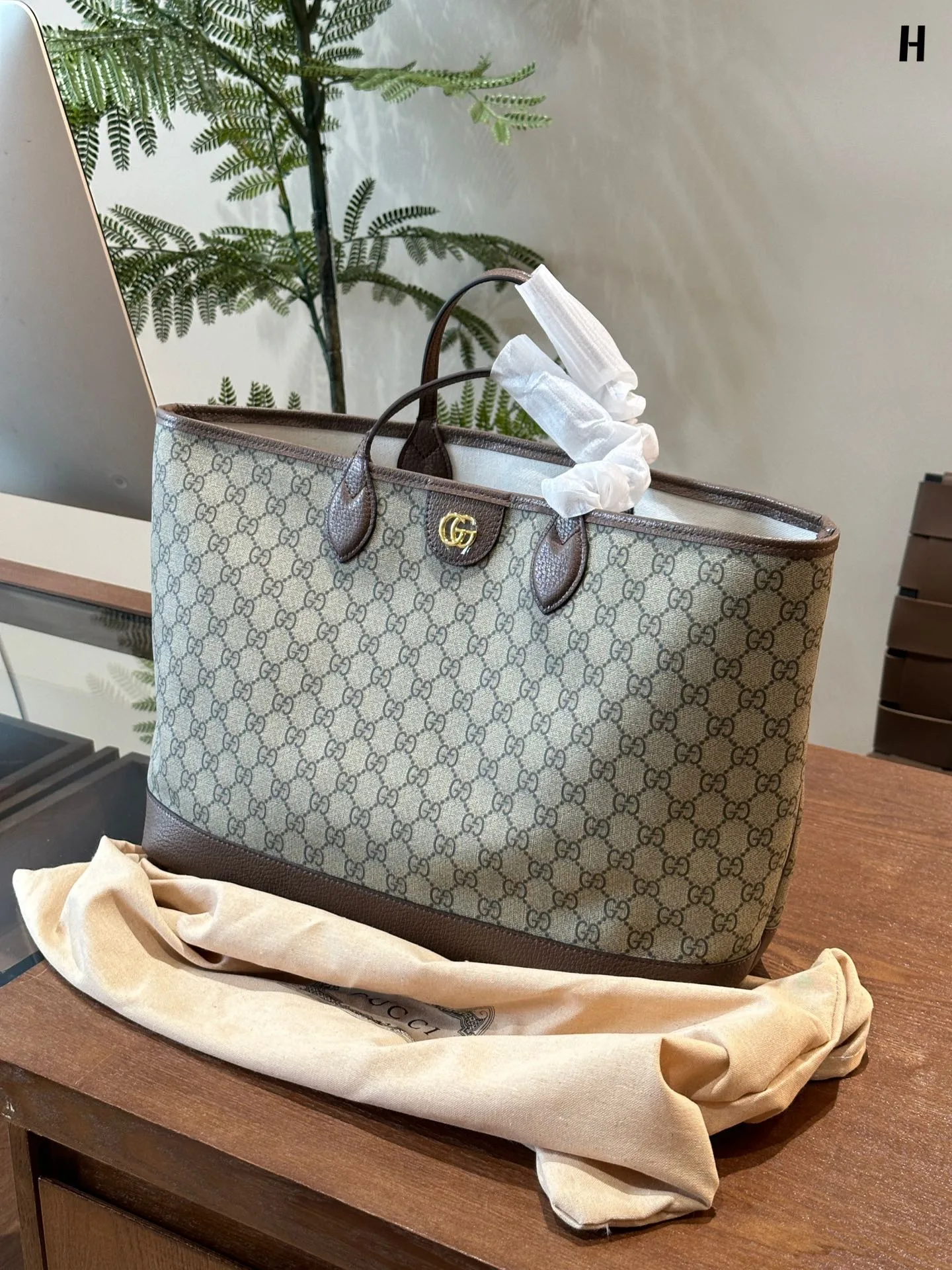 OPHIDIA LARGE TOTE BAG