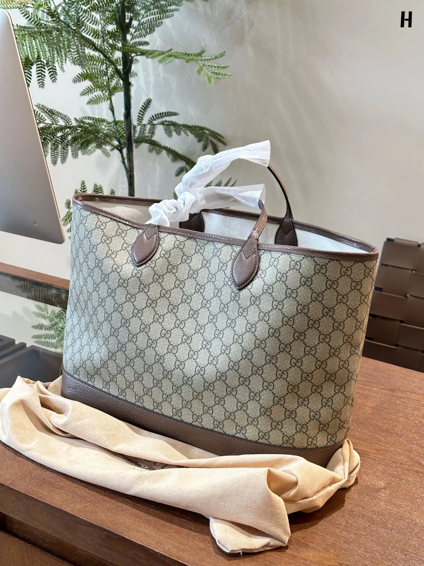OPHIDIA LARGE TOTE BAG