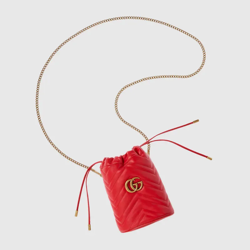 MARMONT MATELASSE MINI BUCKET BAG