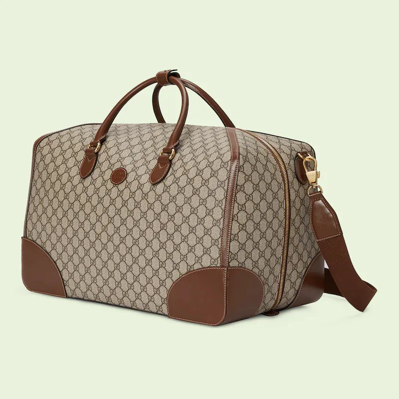 LARGE DUFFLE BAG WITH INTERLOCKING G