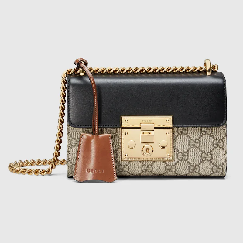 PADLOCK SMALL SHOULDER BAG