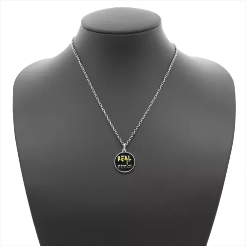 ADJUSTABLE GHOST NECKLACE 45/50 CM REAL SILVER BLACK YELLOW YBB459359002