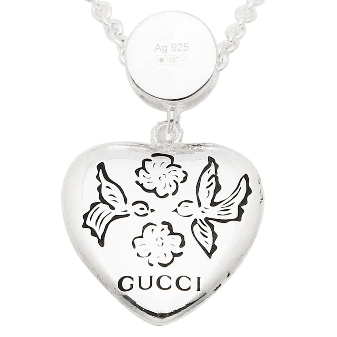 Blind for Love SV Necklace Silver Accessory Jewelry with Box