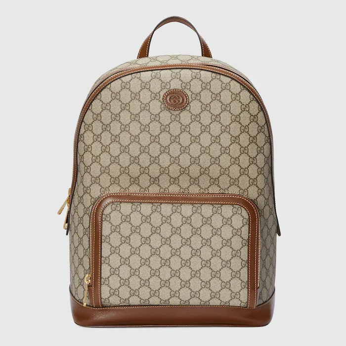 BACKPACK WITH INTERLOCKING G