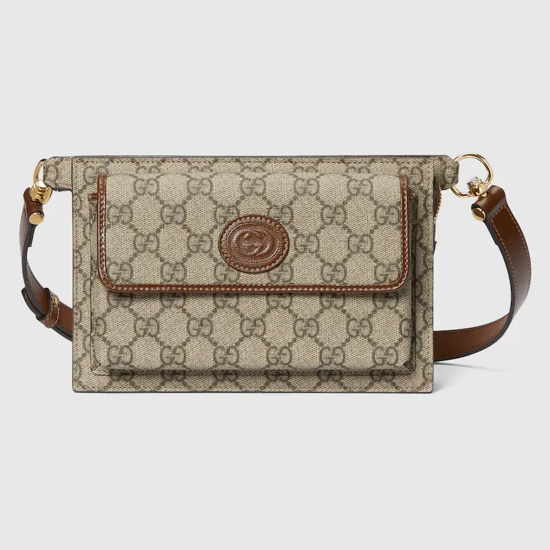 BELT BAG WITH INTERLOCKING G