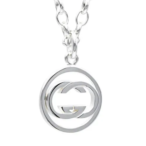Sterling Silver Interlocking G Pendant Necklace