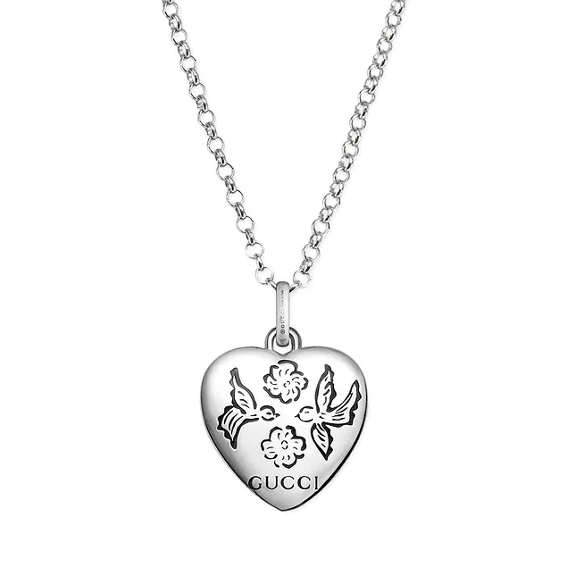 Women's Jewellery Blind For Love Necklace in Silver