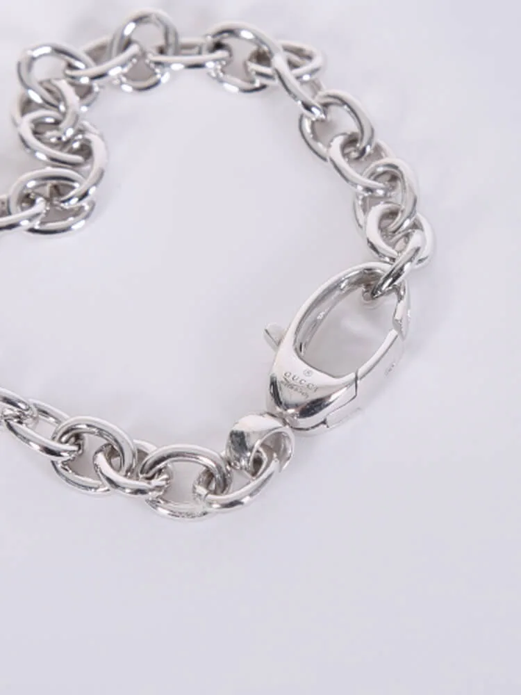 1973 Detail Chain Bracelet Silver