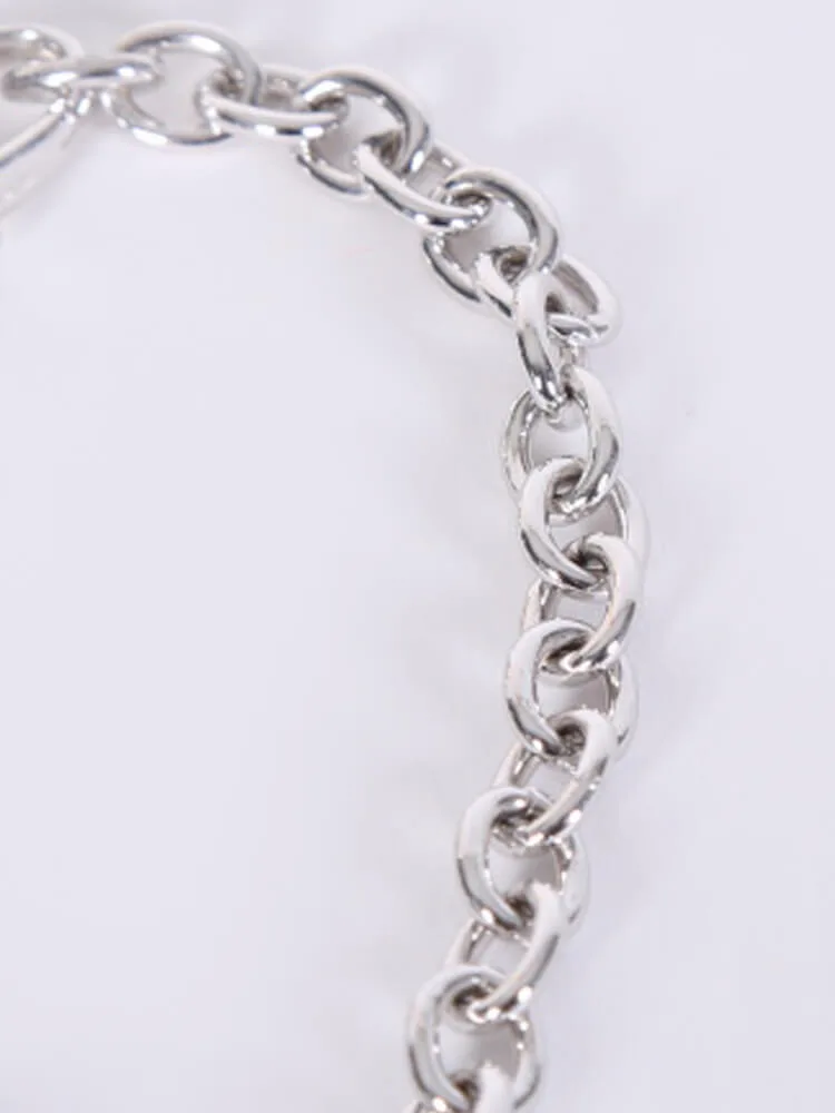 1973 Detail Chain Bracelet Silver