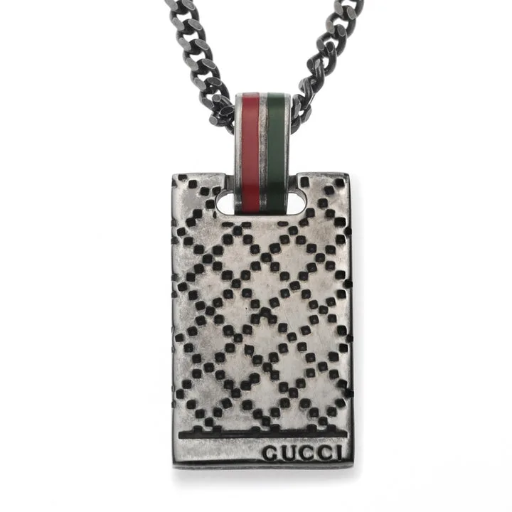 Unisex Silver Logo Necklaces & Chokers