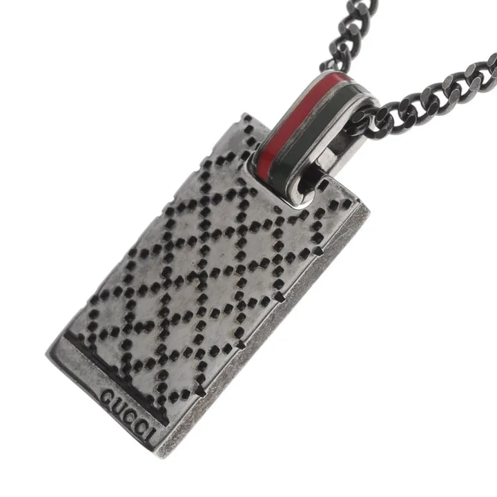 Unisex Silver Logo Necklaces & Chokers