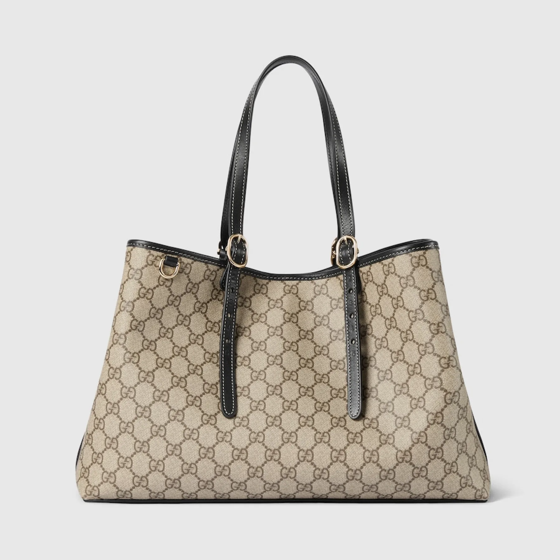 Gucci GG Emblem Large black tote bag