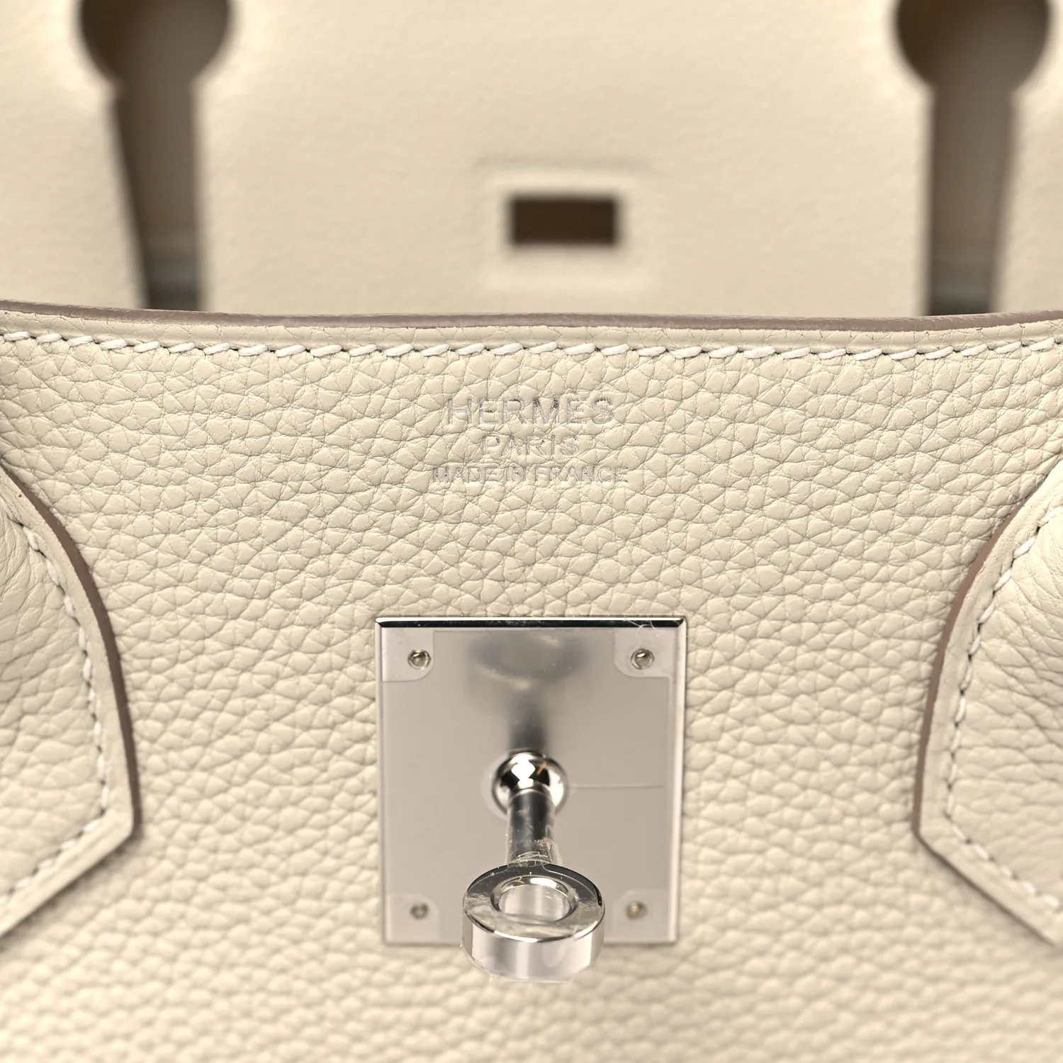 Togo Birkin 30 Craie（Silver Lock）