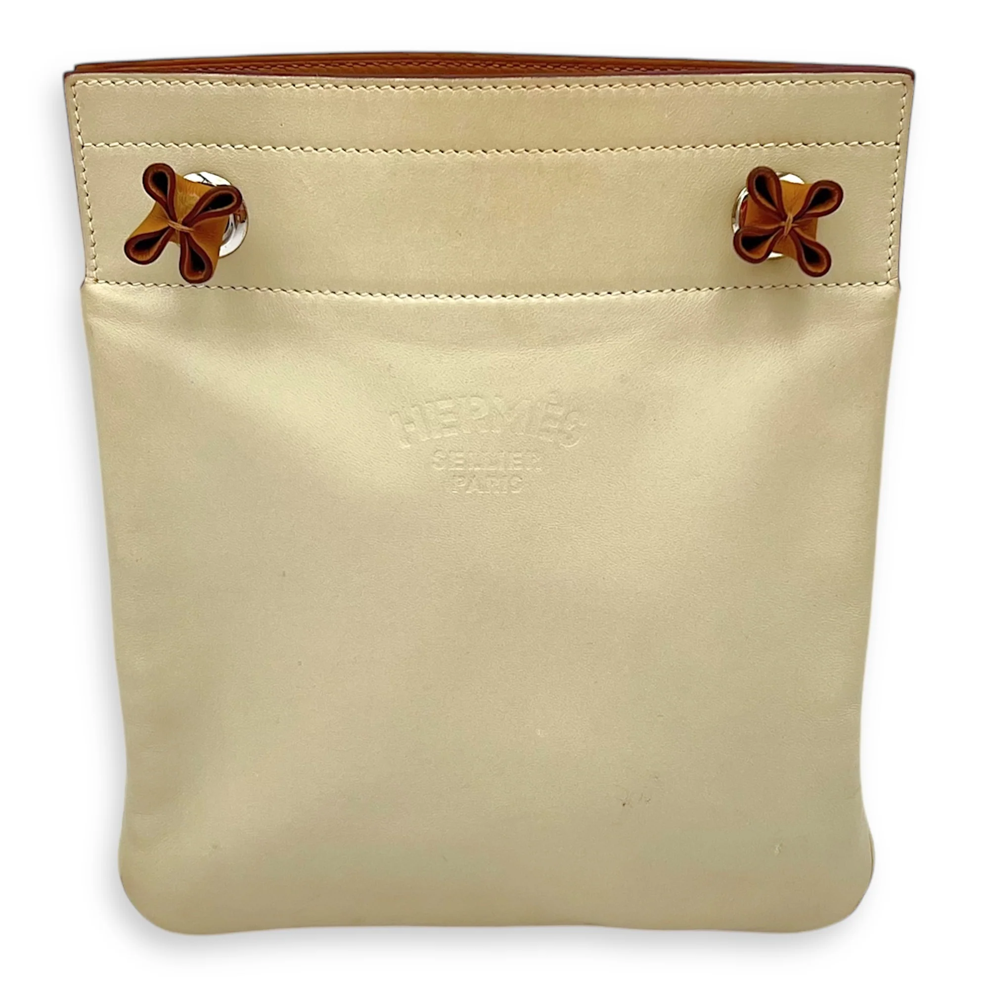 Aline Mini Neutral in Milo Lambskin Swift