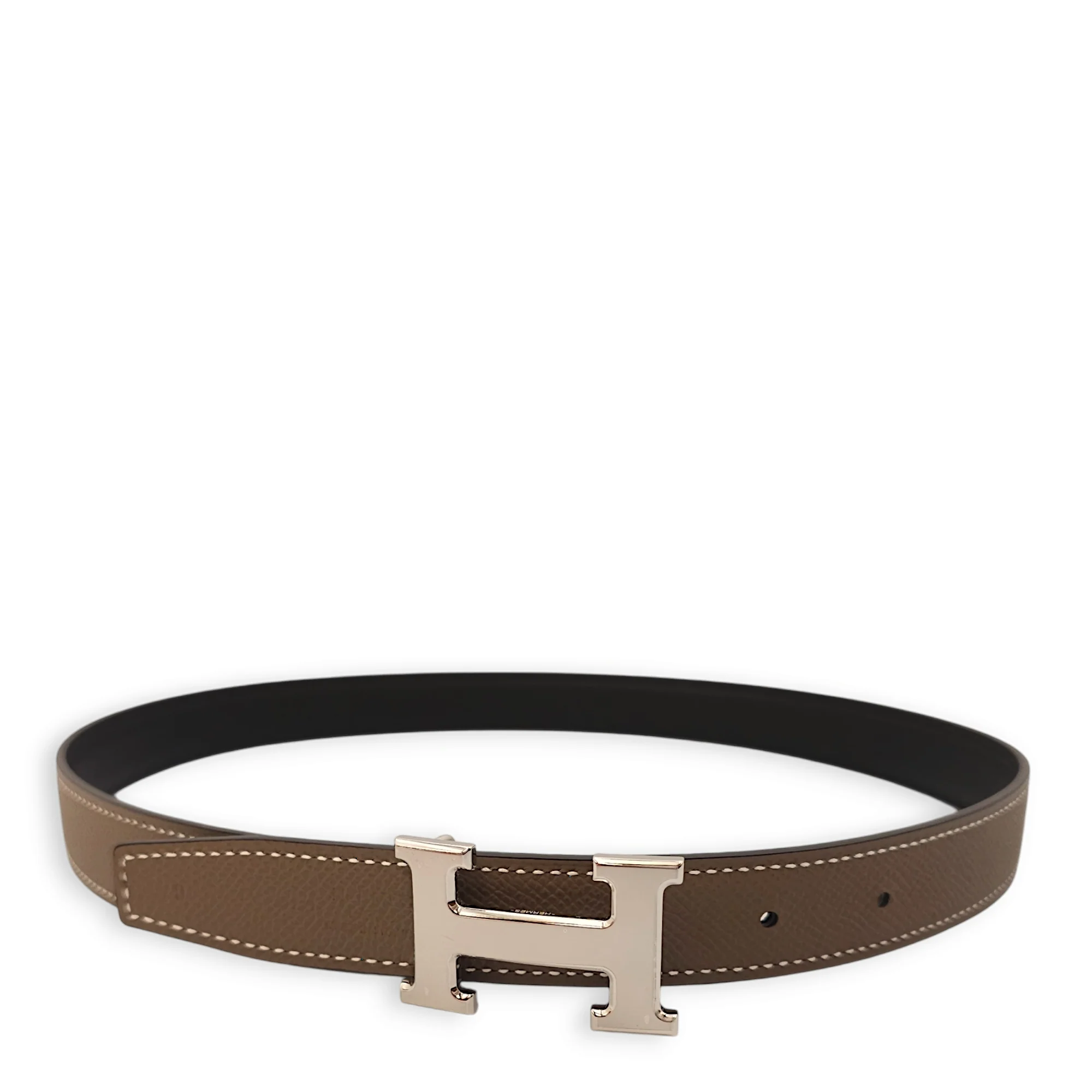 Mini Constance Kit 70 Etoupe/Black Belt in Epsom, Palladium hardware
