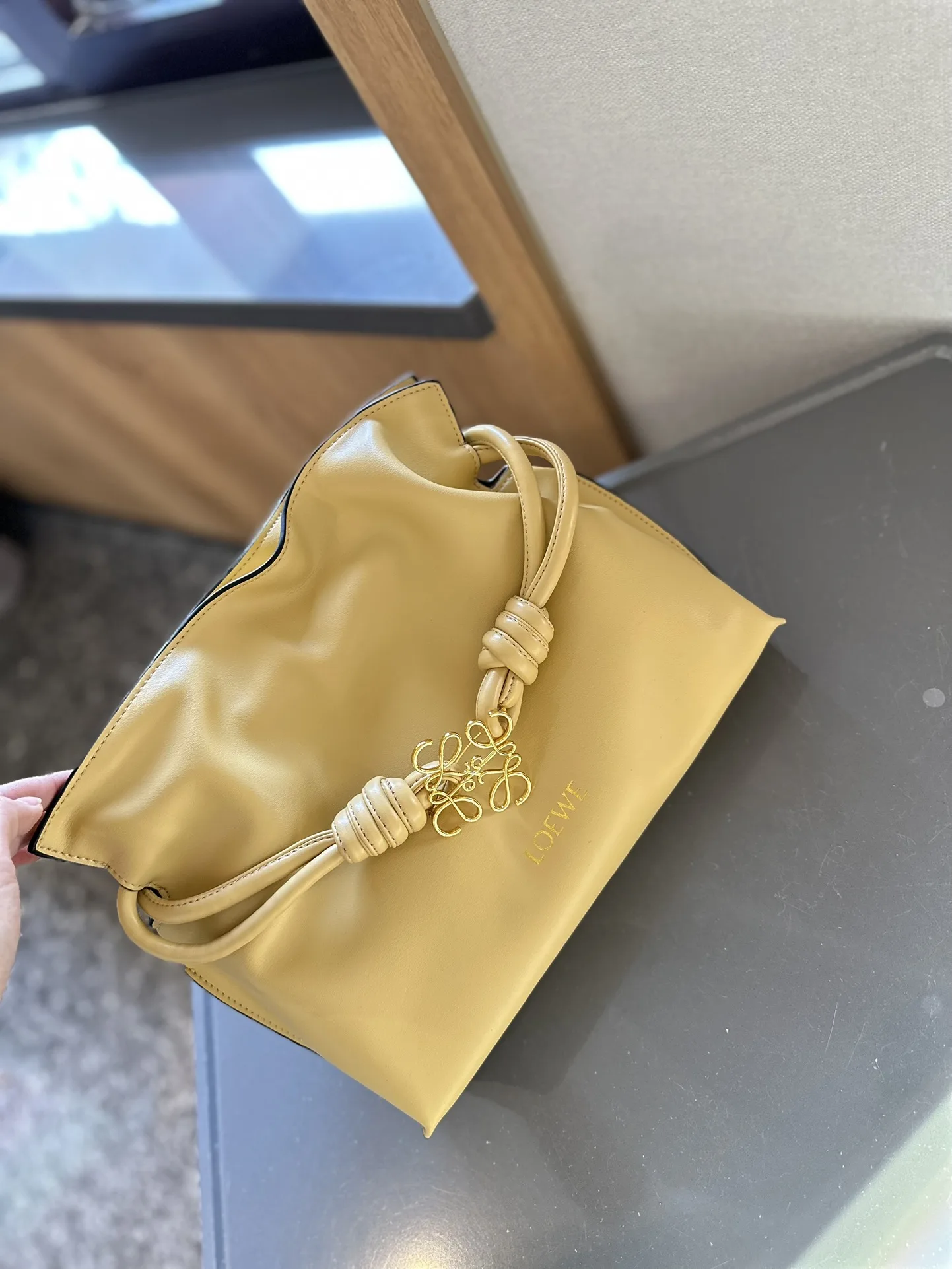 Flamenco clutch in nappa calfskin